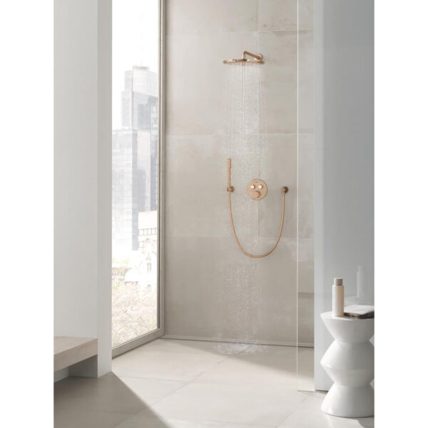 GROHE GROHTHERM SMARTCONTROL ÇİFT VALFLİ ANKASTRE TERMOSTATİK DUŞ BATARYASI BRUSHED WARM SUNSET-29119DL0 - Image 2