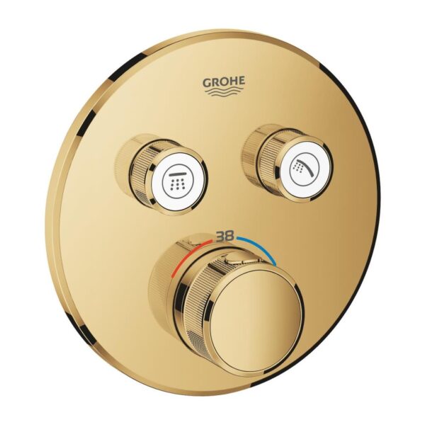 GROHE GROHTHERM SMARTCONTROL ANKASTRE TERMOSTATİK DUŞ BATARYASI COOL SUNRİSE-29119GL0